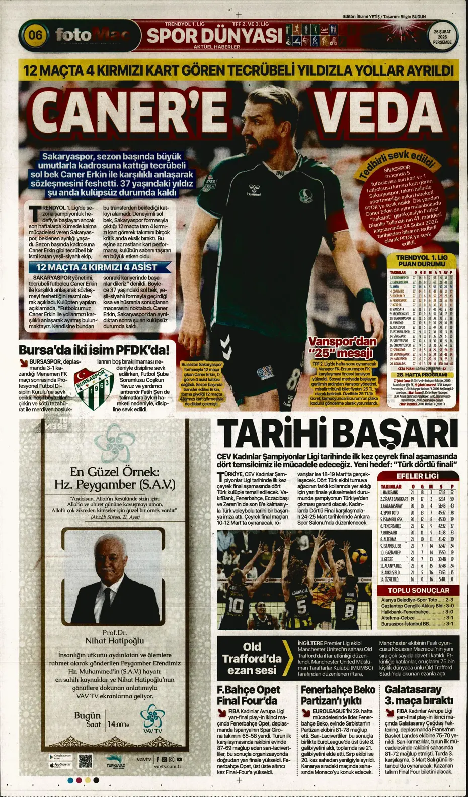 "Galatasaray kabustan zafer çıkardı" | Sporun manşetleri - 10