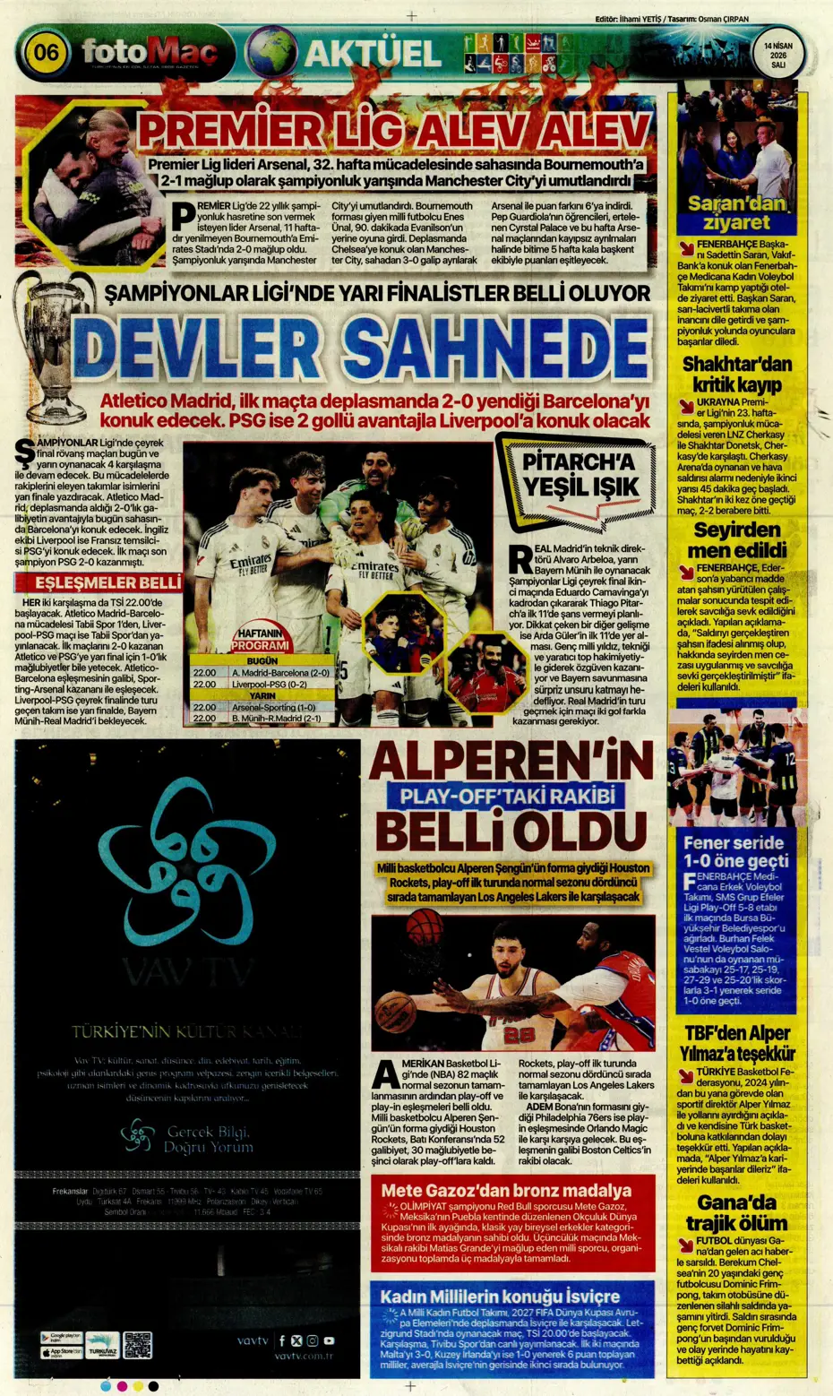 Tedesco takımdan ayrılmasına izin verdi, Fenerbahçe'ye veda ediyor | Sporun manşetleri - 30