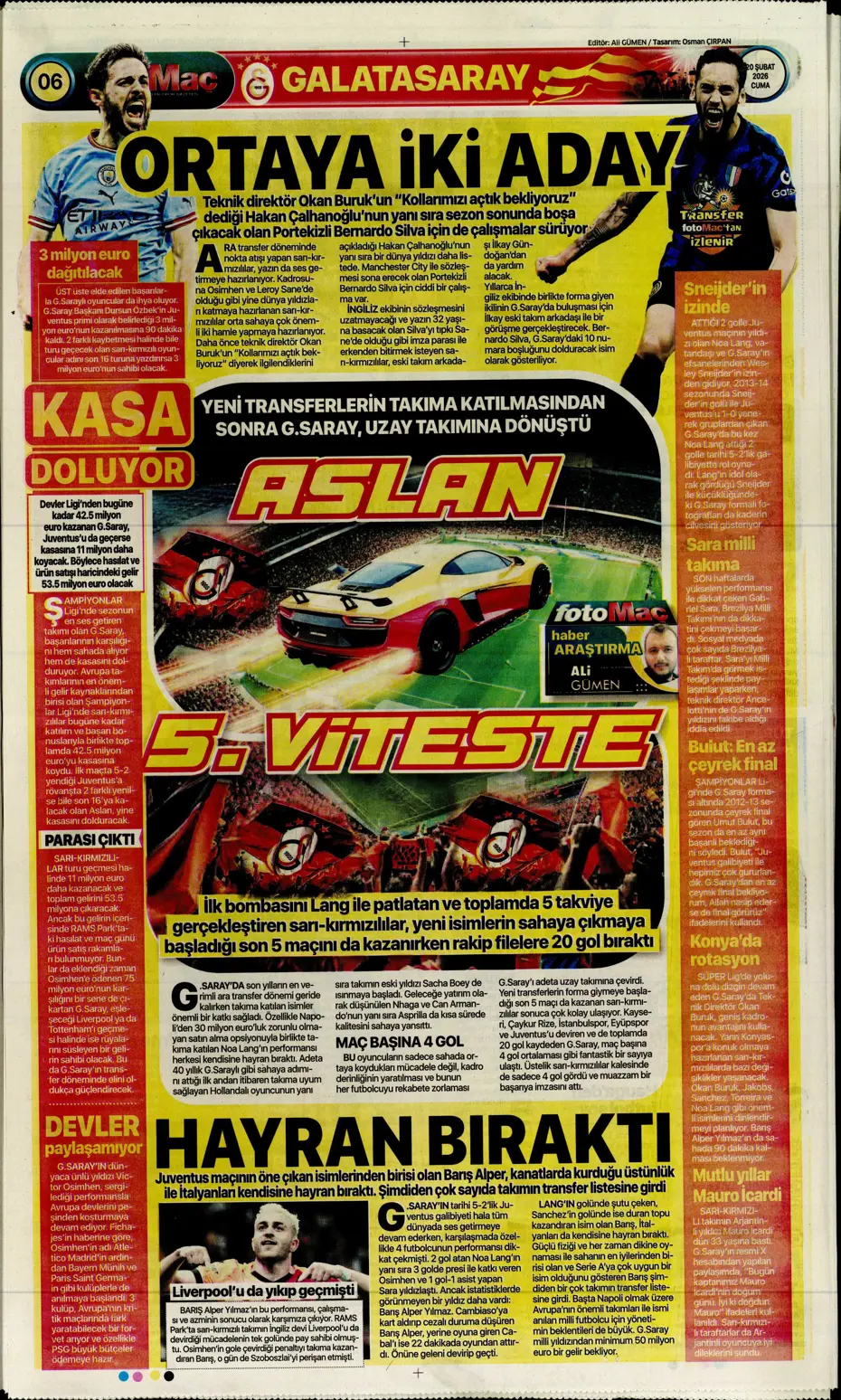 "Vitor Pereira Fenerbahçe'yi mat etti" | Sporun manşetleri - 7