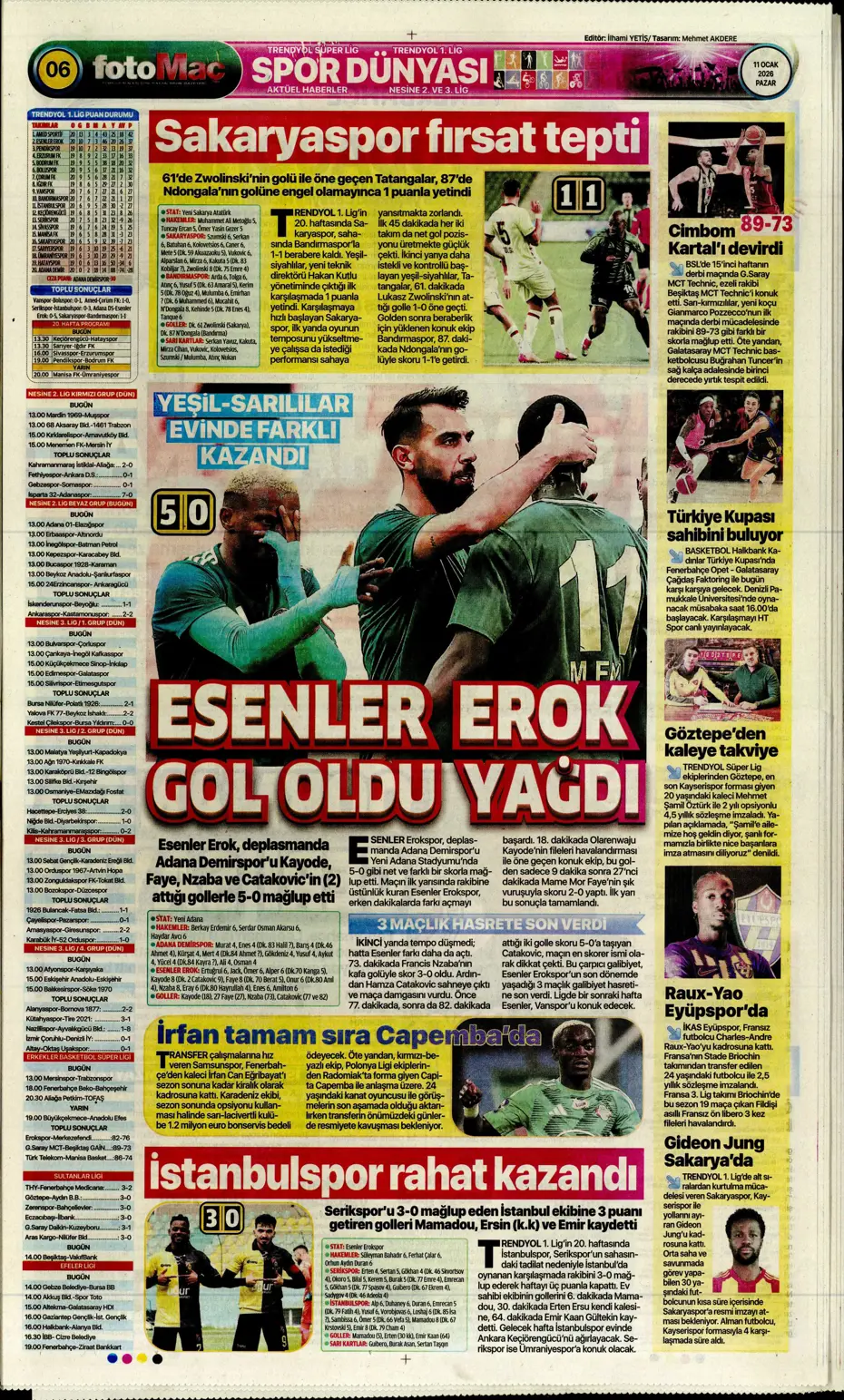 "Fenerbahçe'de volkanik patlama" | Sporun manşetleri - 5