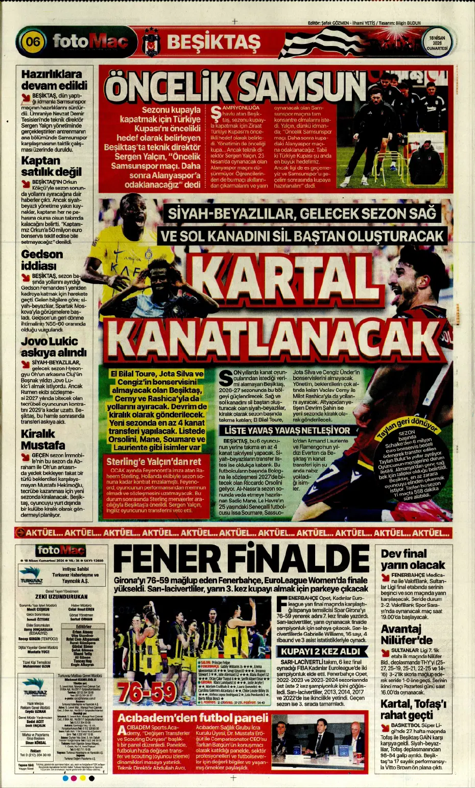 Ederson acı son | Sporun manşetleri - 5