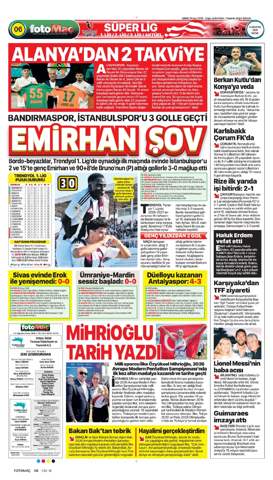 Fenerbahçe'de yaprak dökümü! Çağlar Söyüncü dahil tam 11 futbolcu | Sporun manşetleri - 5 Fenerbahçe'de yaprak dökümü! Çağlar Söyüncü dahil tam 11 futbolcu | Sporun manşetleri - 5