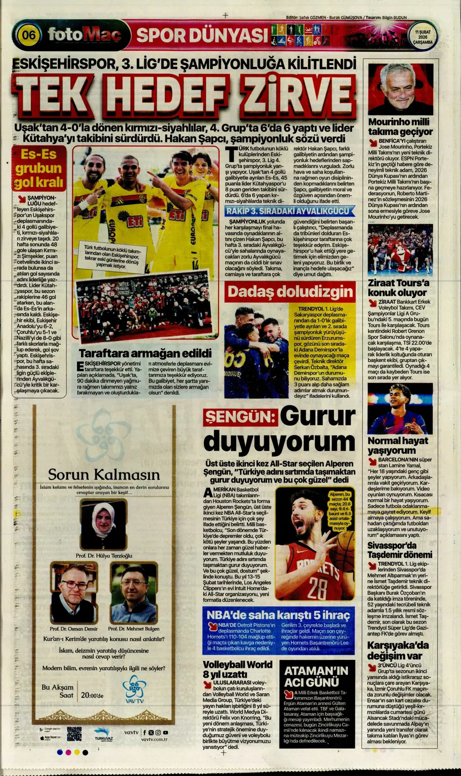 "Lemina ve Icardi için Galatasaray'dan kesin karar çıktı" | Sporun manşetleri - 7 "Lemina ve Icardi için Galatasaray'dan kesin karar çıktı" | Sporun manşetleri - 7