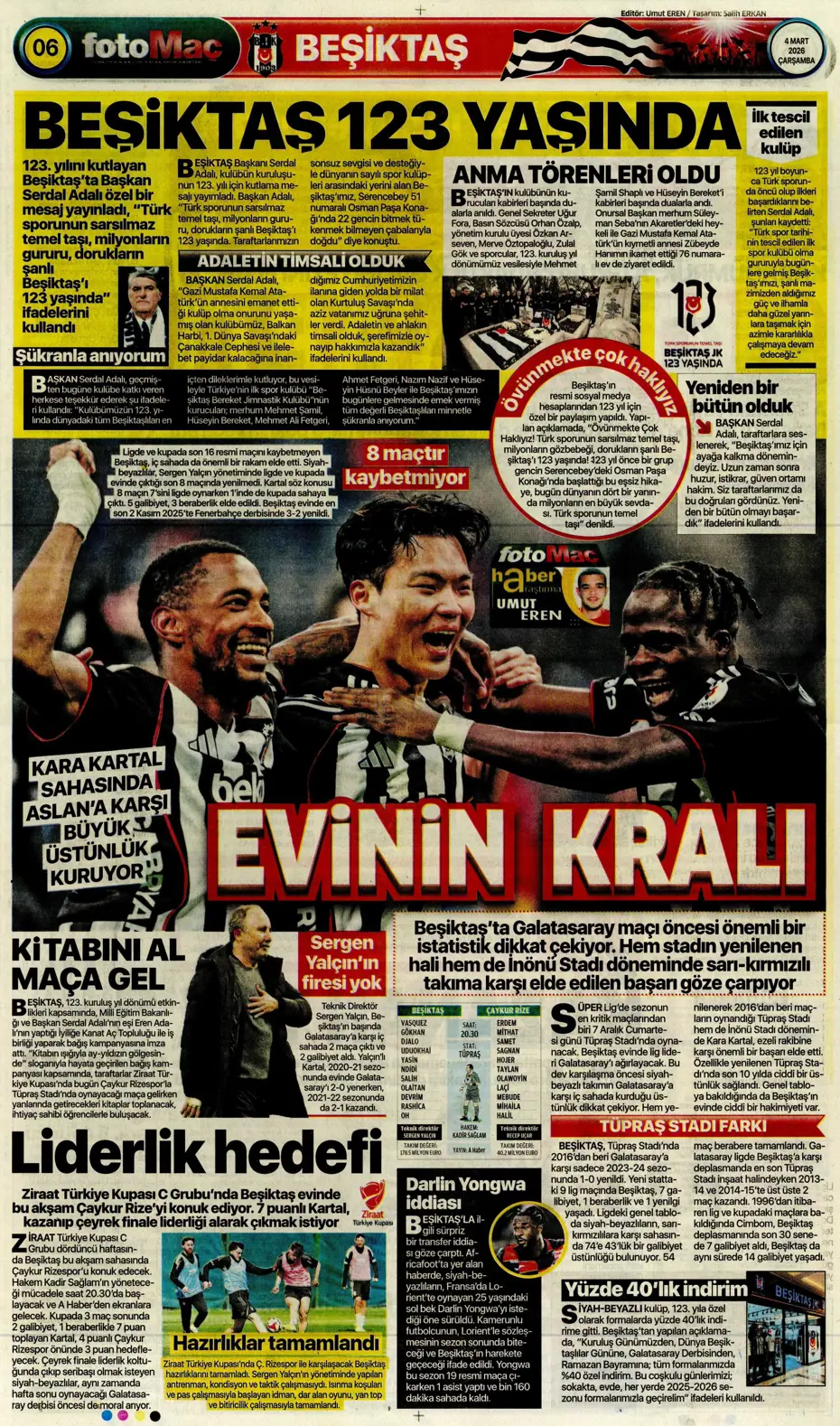 "Anlaşma tamam, sezon sonunda Fenerbahçe'den ayrılıyor" | Sporun manşetleri - 3 "Anlaşma tamam, sezon sonunda Fenerbahçe'den ayrılıyor" | Sporun manşetleri - 3