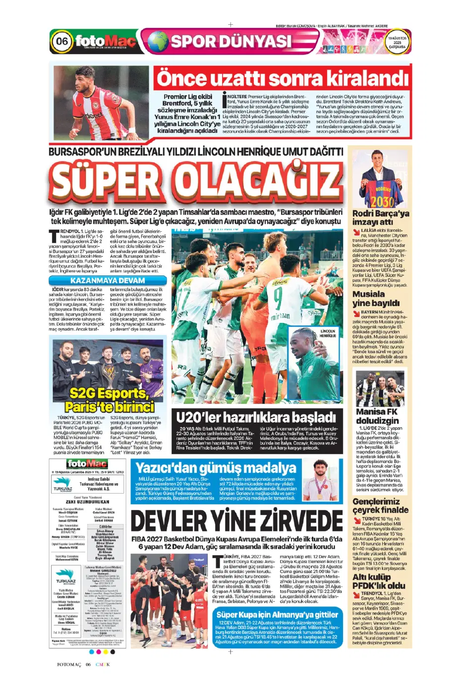 "Batrakov: Galatasaray'a gidiyorum" | Sporun manşetleri - 23