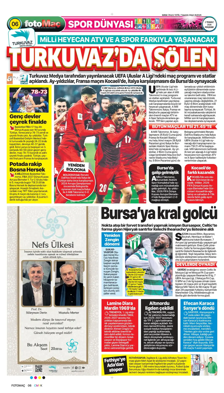Fenerbahçe'den şok Malang Sarr kararı! Anlaşma sağlanmışken yüz çevrildi | Sporun manşetleri - 23 Fenerbahçe'den şok Malang Sarr kararı! Anlaşma sağlanmışken yüz çevrildi | Sporun manşetleri - 23
