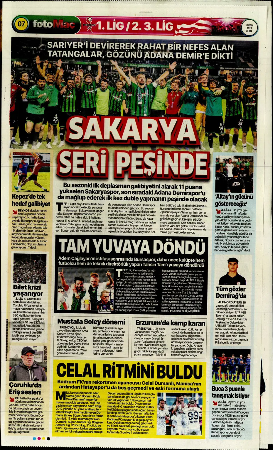 "Sadettin Saran ilk transferini milli yıldızla yapıyor" | Sporun manşetleri - 19