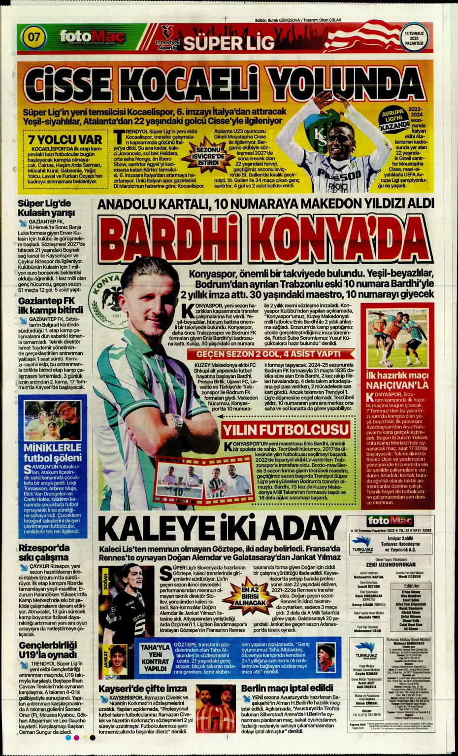 "Marco Asensio Fenerbahçe'de" | Sporun manşetleri - 19