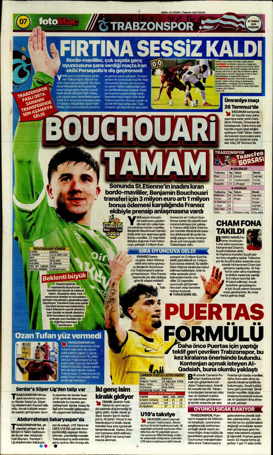 "Enzo Millot Aslan oluyor" | Sporun manşetleri - 27