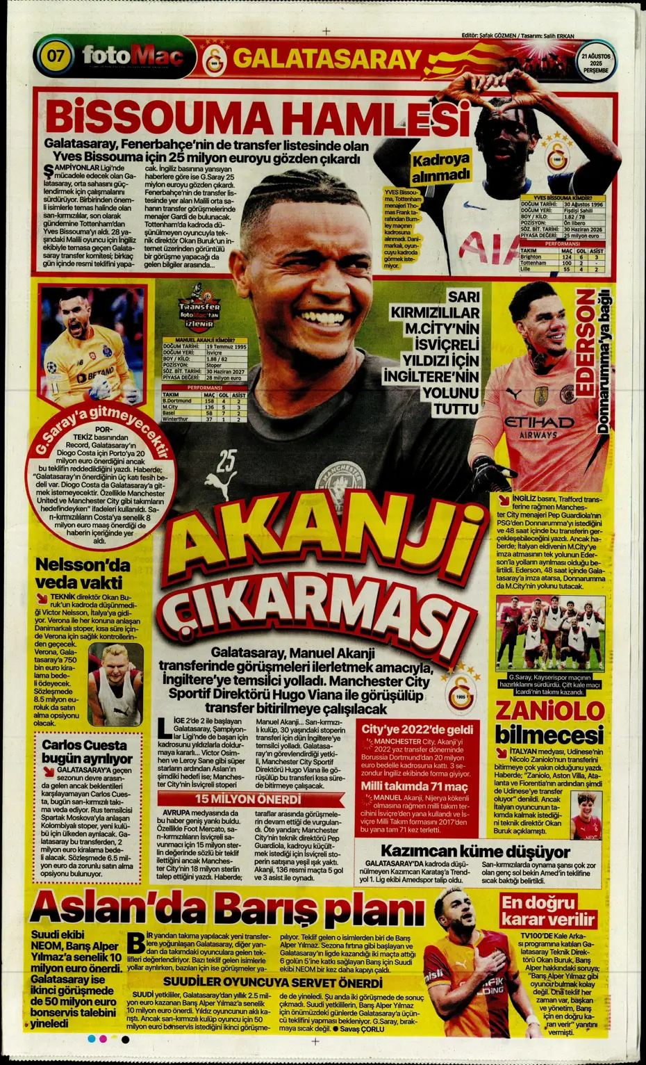 "Benfica'yı Kadıköy'de salladık ama yıkamadık" | Sporun manşetleri - 20