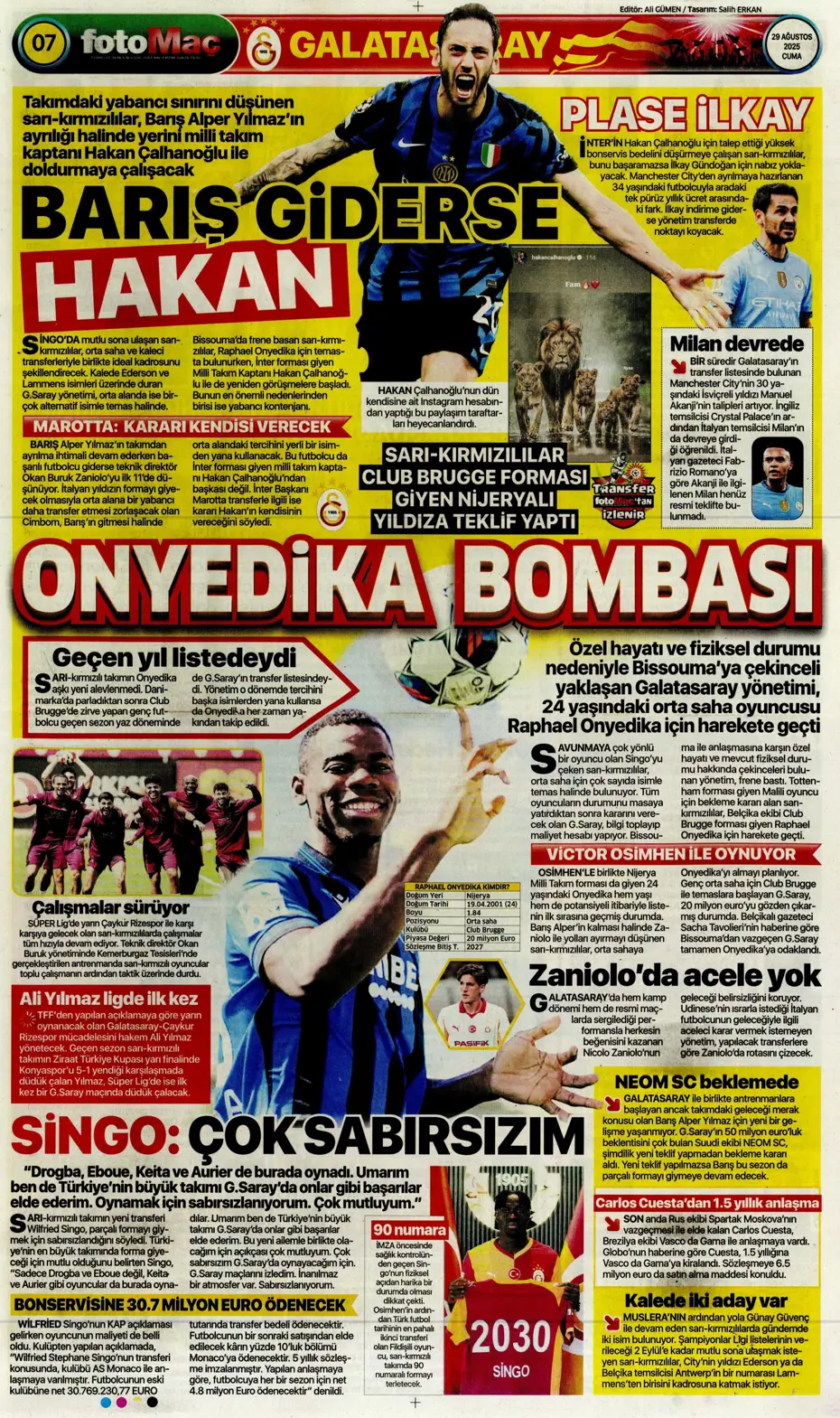"Avrupa da gitti Solskjaer de" | Sporun manşetleri - 21