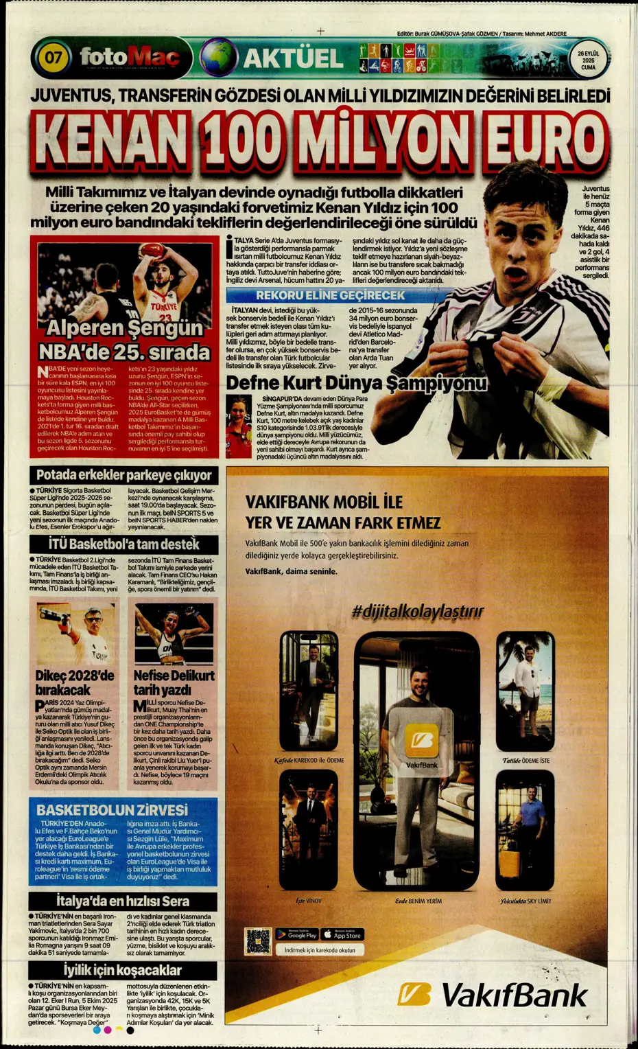 "Volkan Demirel'den Fenerbahçe'ye cevap" | Sporun manşetleri - 20