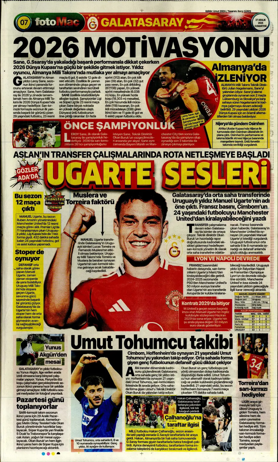 "Fenerbahçe'de 7 ayrılık birden" | Sporun manşetleri - 5 "Fenerbahçe'de 7 ayrılık birden" | Sporun manşetleri - 5