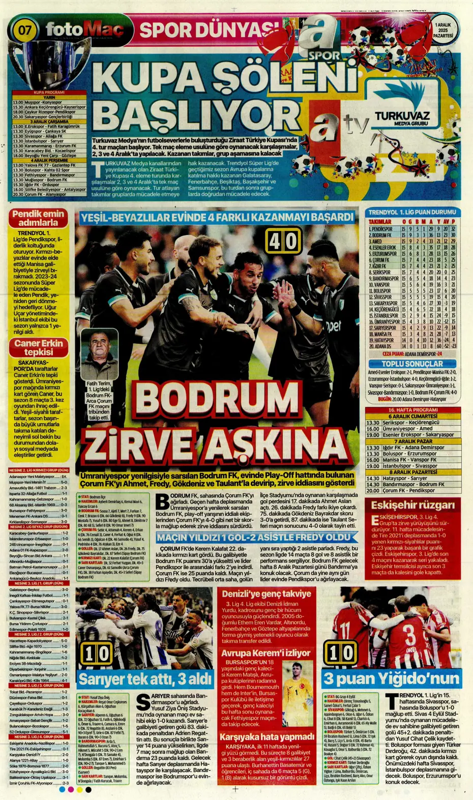 "Kadıköy'de 30 milyarlık dev buluşma" | Sporun manşetleri - 23