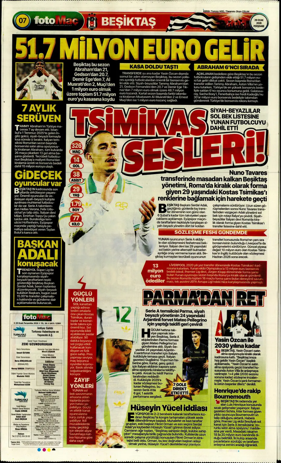 "Galatasaray'dan Şampiyonlar Ligi maçı sonrası transfer: İş bitirildi" | Sporun manşetleri - 13 "Galatasaray'dan Şampiyonlar Ligi maçı sonrası transfer: İş bitirildi" | Sporun manşetleri - 13