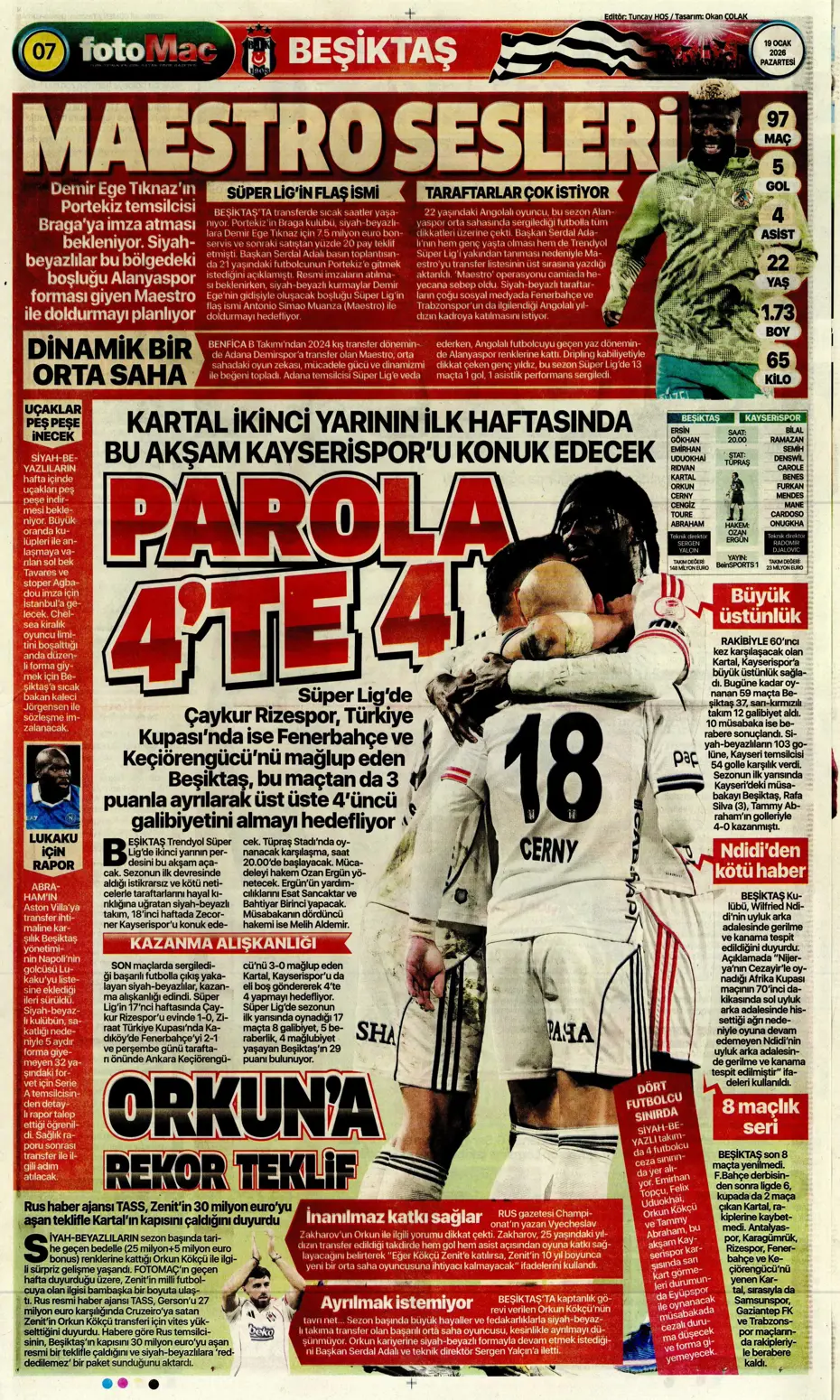 "Sonunda Maestro bombası patlıyor" | Sporun manşetleri - 11