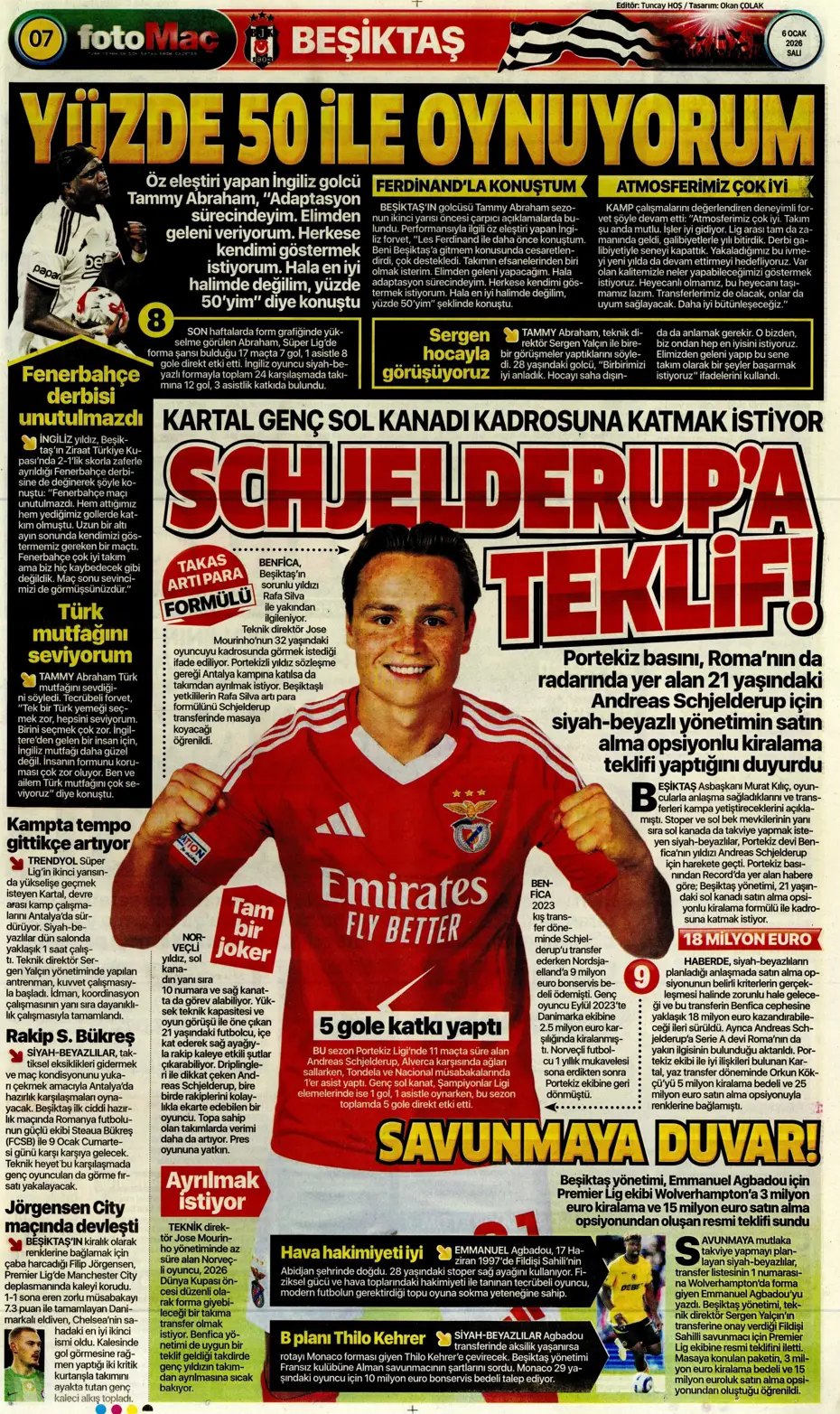 "Lookman Afrika Kupası'ndan direkt İstanbul'a" | Sporun manşetleri - 12 "Lookman Afrika Kupası'ndan direkt İstanbul'a" | Sporun manşetleri - 12