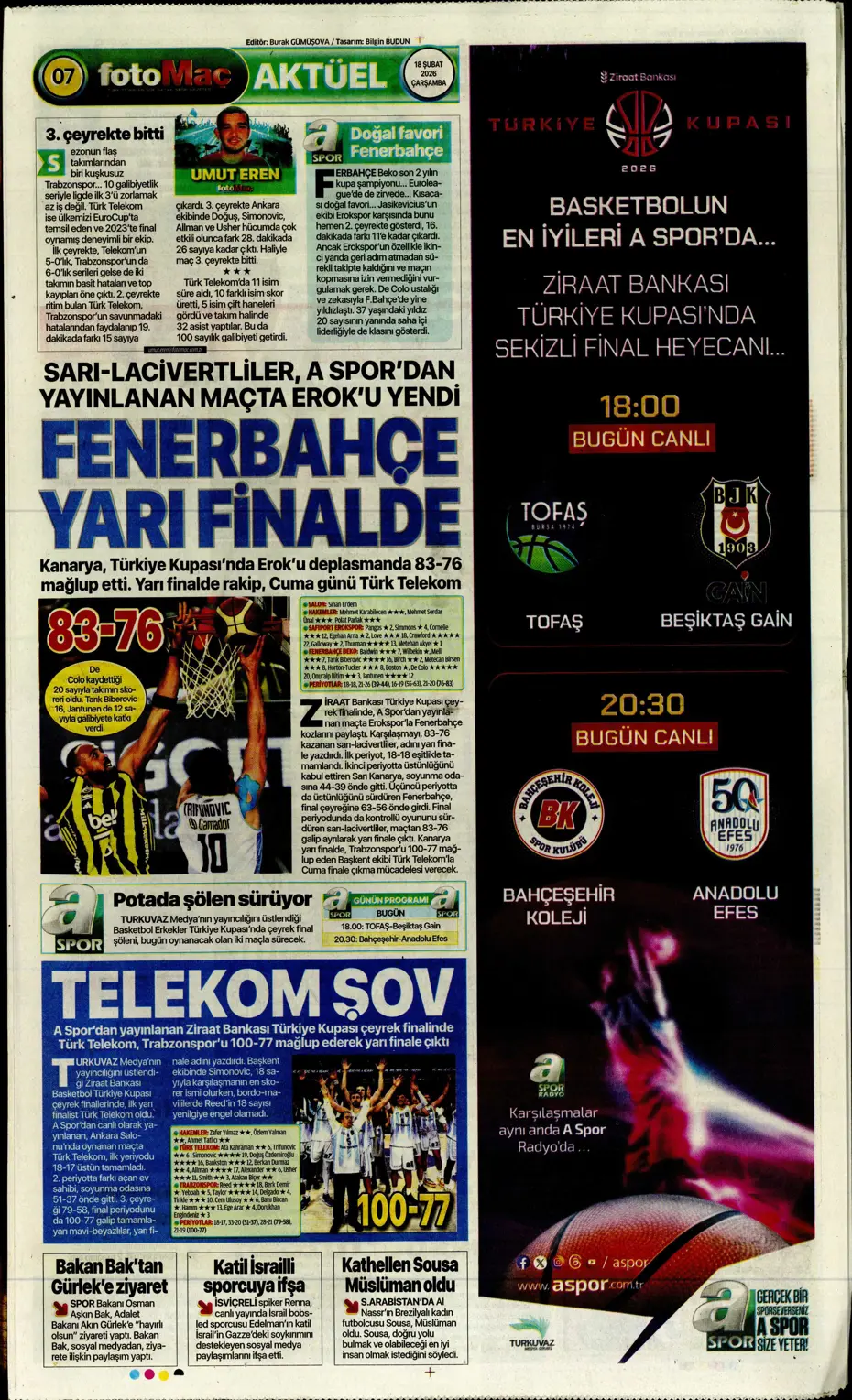 "Aslan Juve'yi perişan etti" | Sporun manşetleri - 31