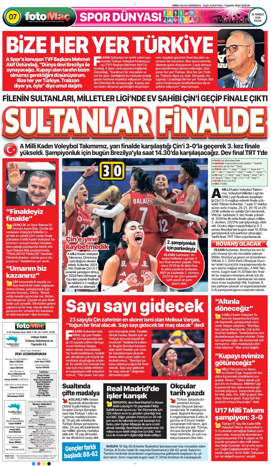 "Darwin Nunez geliyor" | Sporun manşetleri - 13