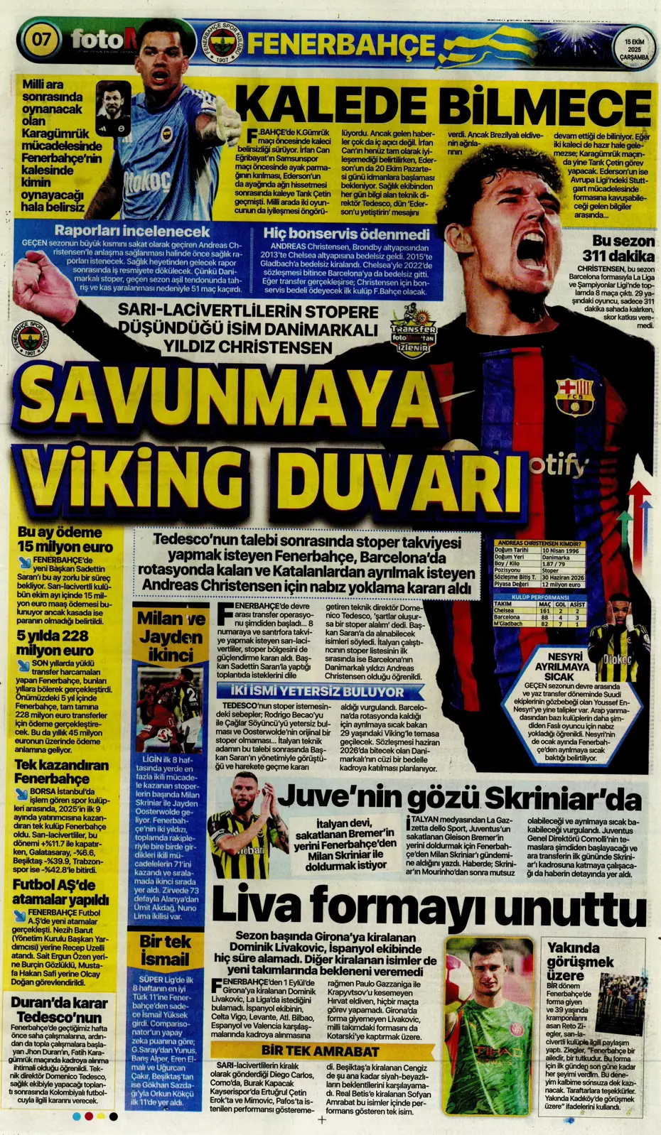 "Gürcistan'a dünyayı dar ettik" | Sporun manşetleri - 21