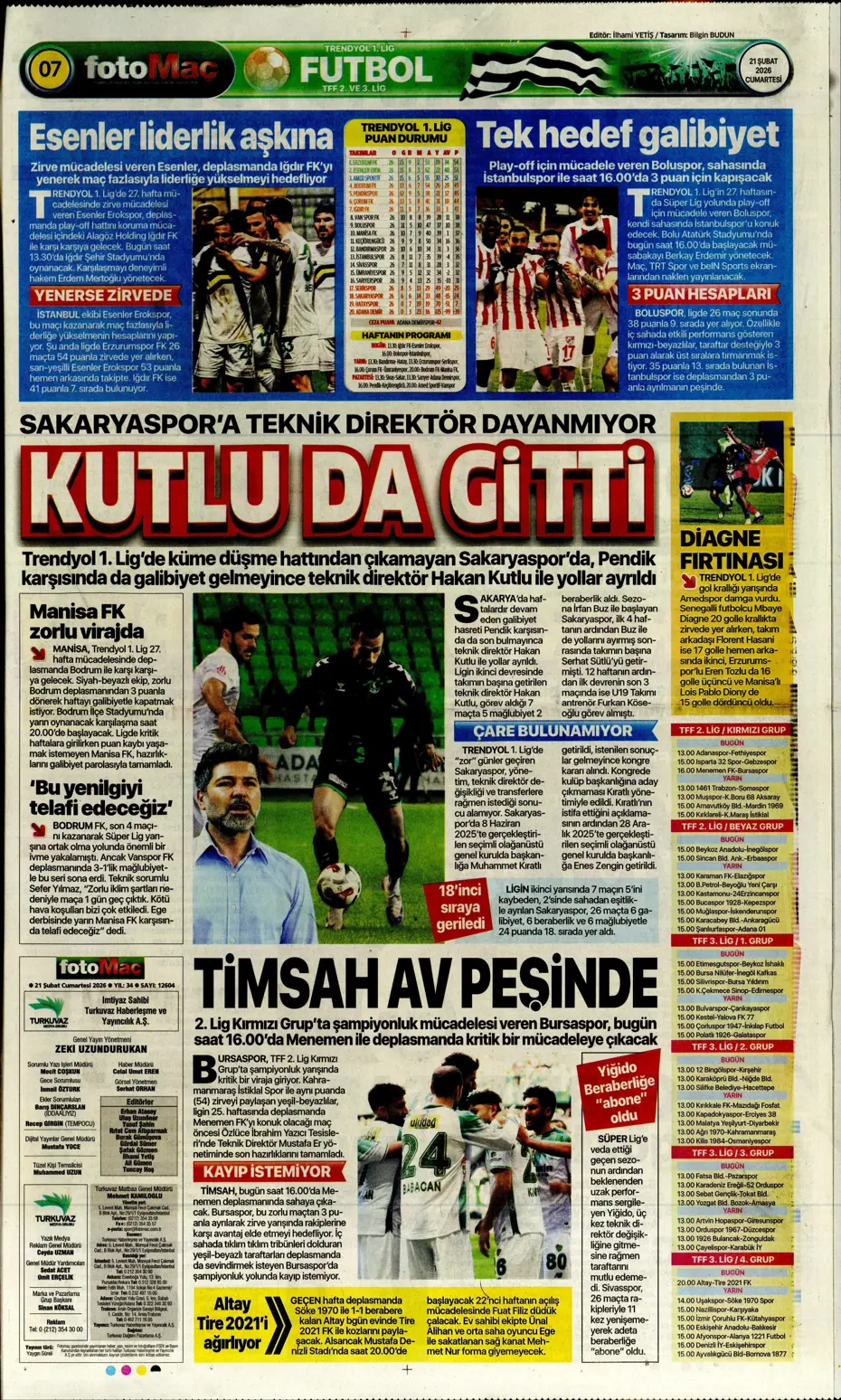 "İlk transfer Altay Bayındır" | Sporun manşetleri - 4