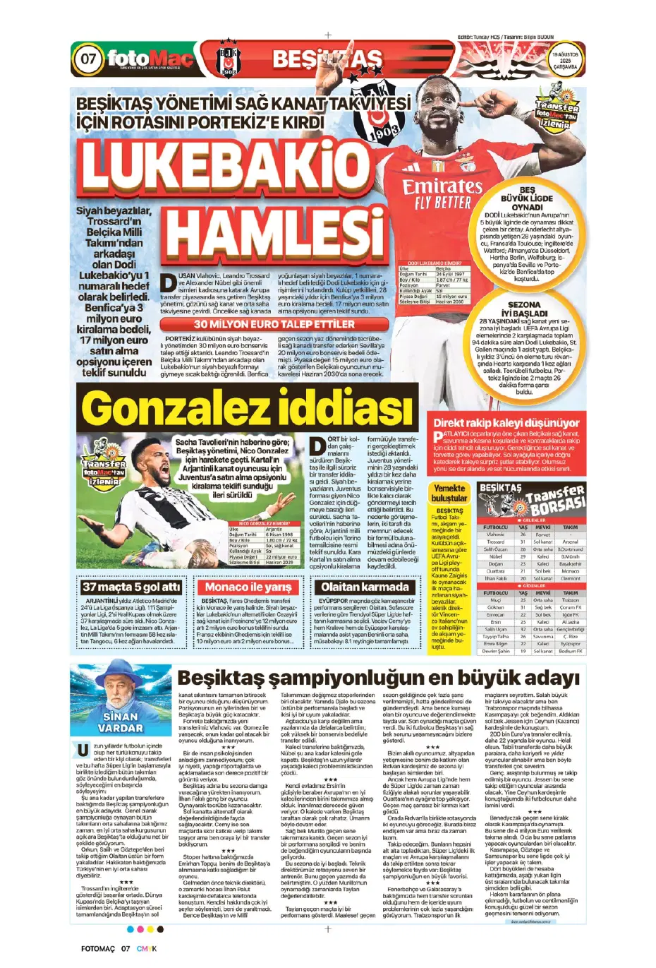 "Batrakov: Galatasaray'a gidiyorum" | Sporun manşetleri - 17