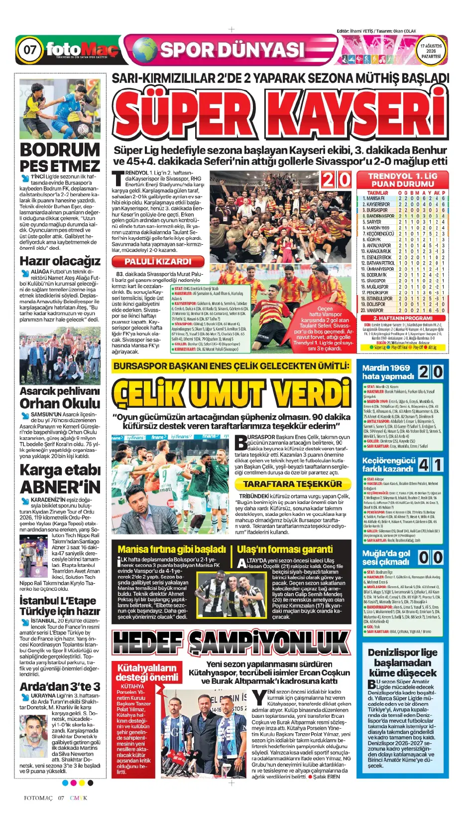 Fenerbahçe'de 2. kaptan Hakan Çalhanoğlu | Sporun manşetleri - 3 Fenerbahçe'de 2. kaptan Hakan Çalhanoğlu | Sporun manşetleri - 3