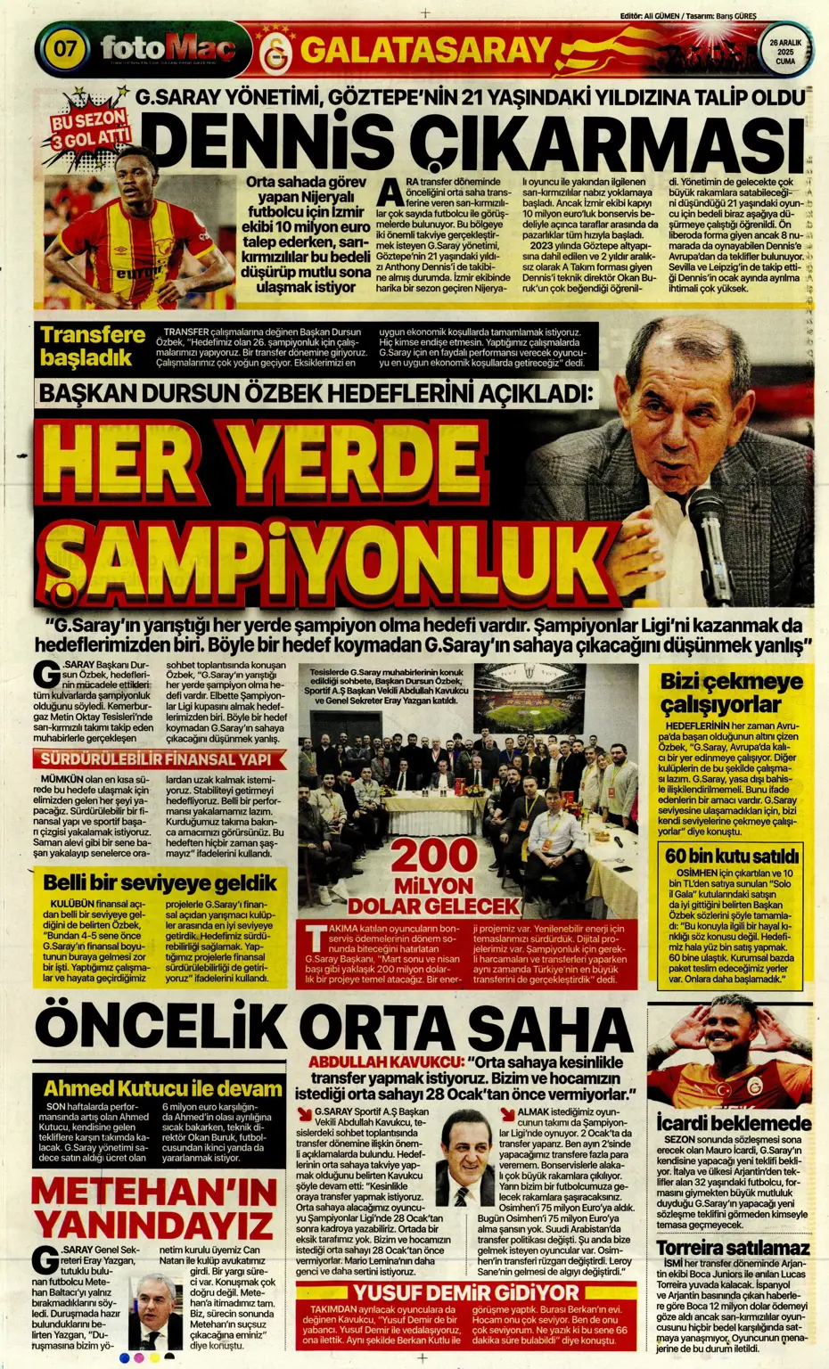 "Kerem Aktürkoğlu'na beklenmedik talip çıktı" | Sporun manşetleri - 9