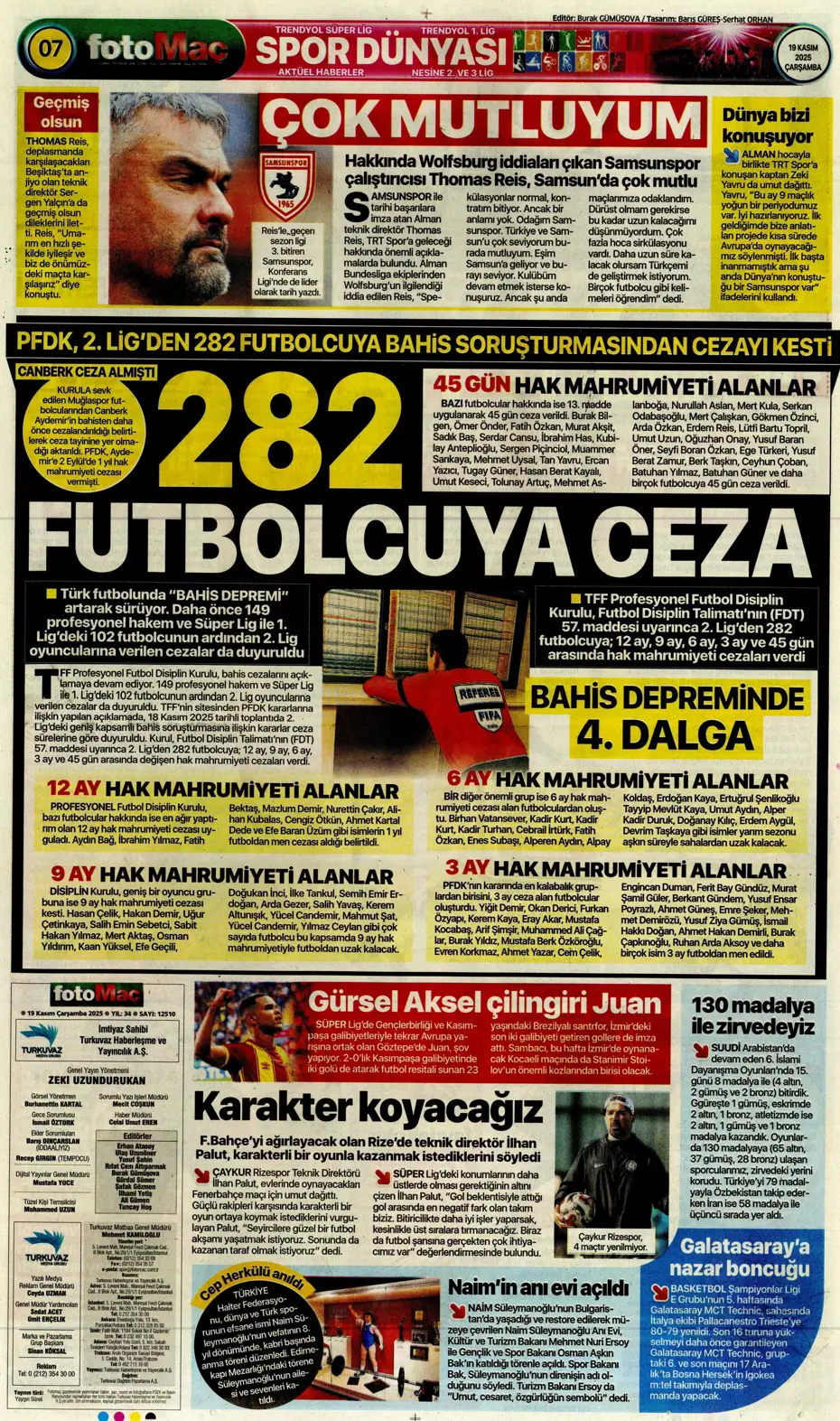 "Bizim Çocuklar Boğa'yı şişledi" | Sporun manşetleri - 19