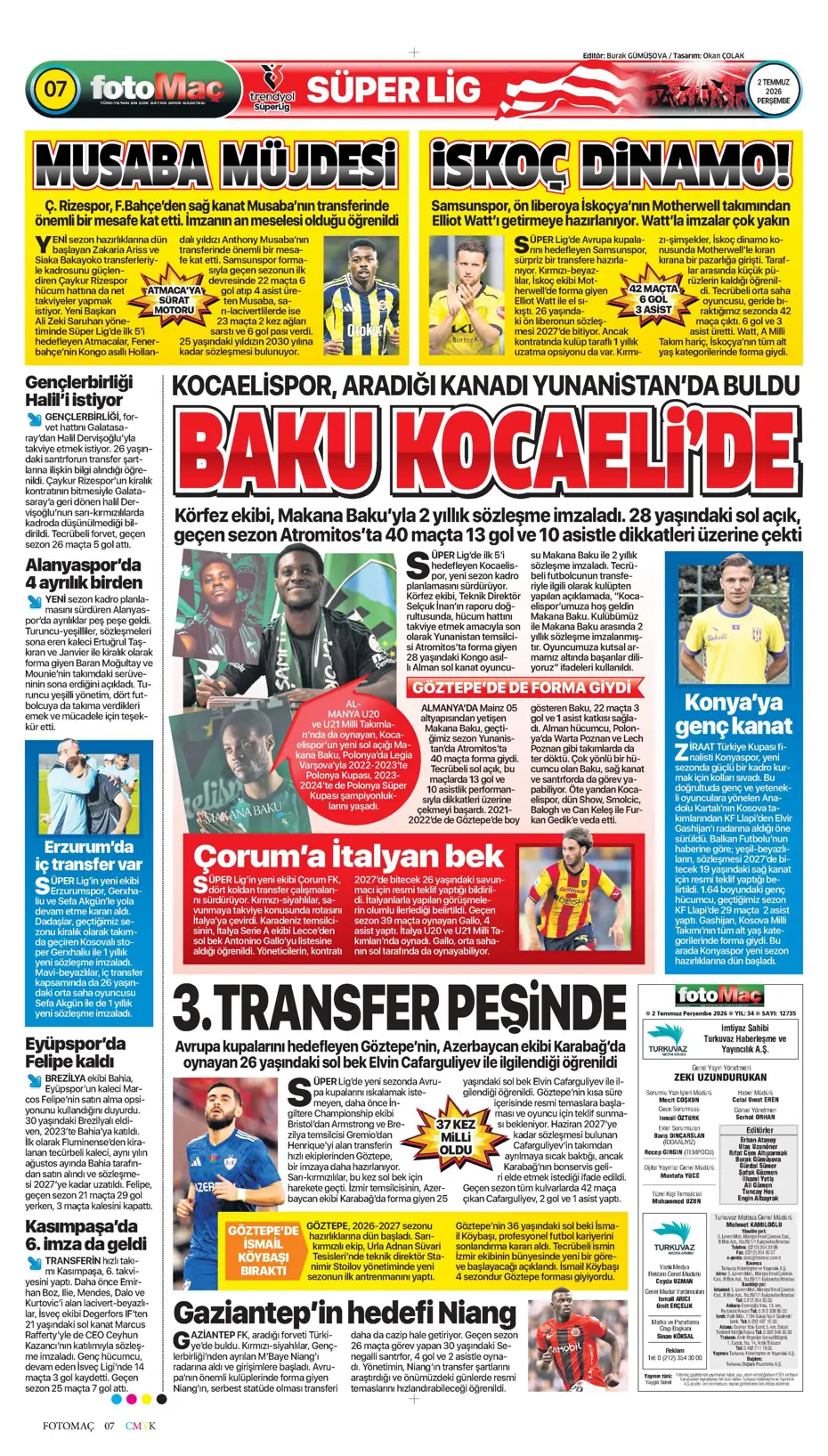 Fenerbahçe'den şok Malang Sarr kararı! Anlaşma sağlanmışken yüz çevrildi | Sporun manşetleri - 5 Fenerbahçe'den şok Malang Sarr kararı! Anlaşma sağlanmışken yüz çevrildi | Sporun manşetleri - 5