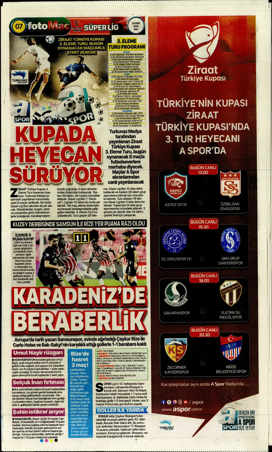 "Galatasaray'dan ocakta 2 bomba transfer" | Sporun manşetleri - 23 "Galatasaray'dan ocakta 2 bomba transfer" | Sporun manşetleri - 23