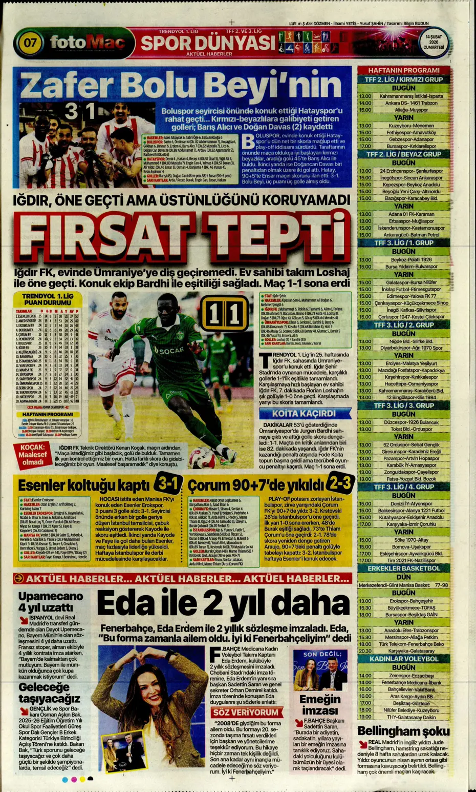 "Tedesco'dan Kerem Aktürkoğlu ve Musaba için flaş karar" | Sporun manşetleri - 2 "Tedesco'dan Kerem Aktürkoğlu ve Musaba için flaş karar" | Sporun manşetleri - 2