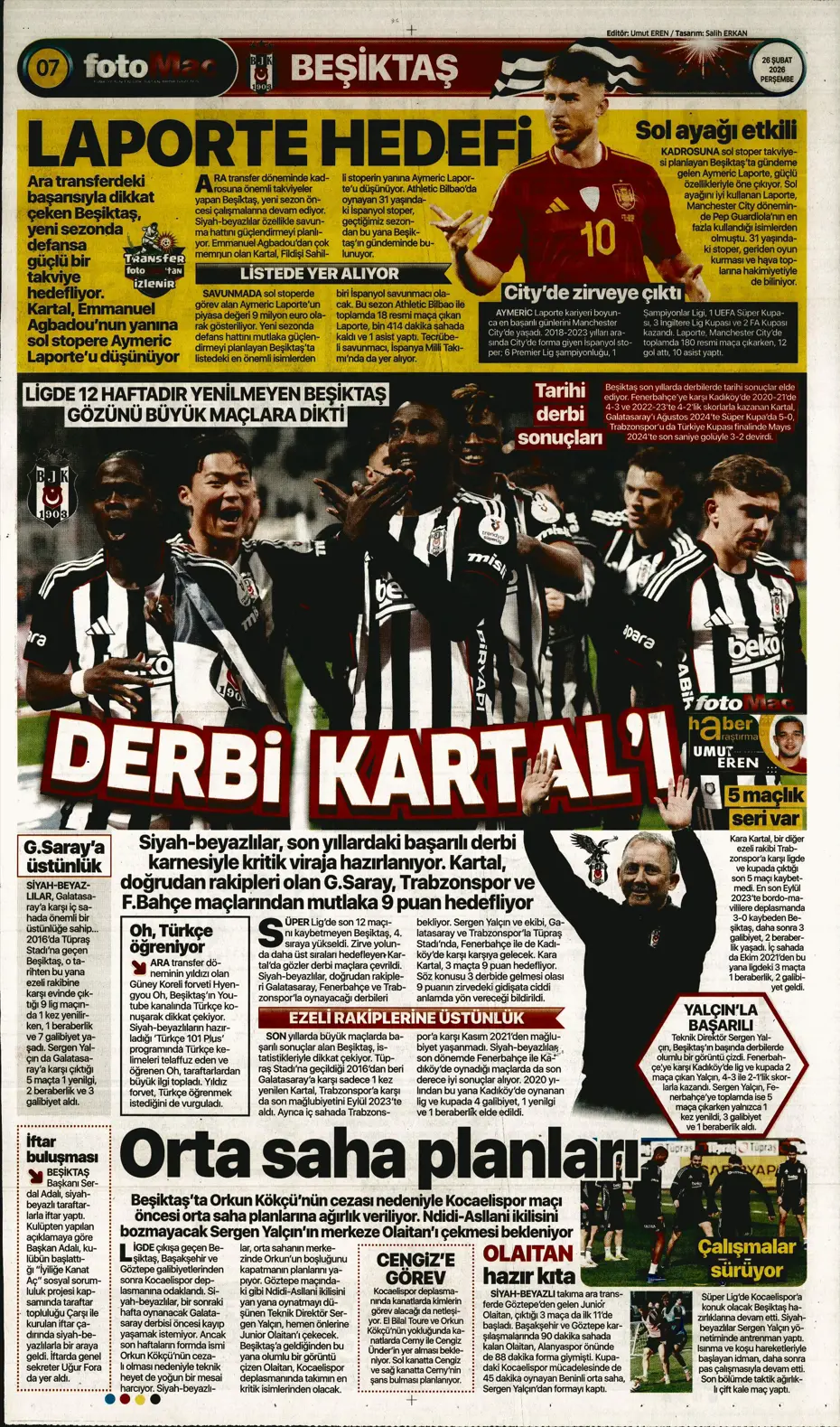 "Galatasaray kabustan zafer çıkardı" | Sporun manşetleri - 12