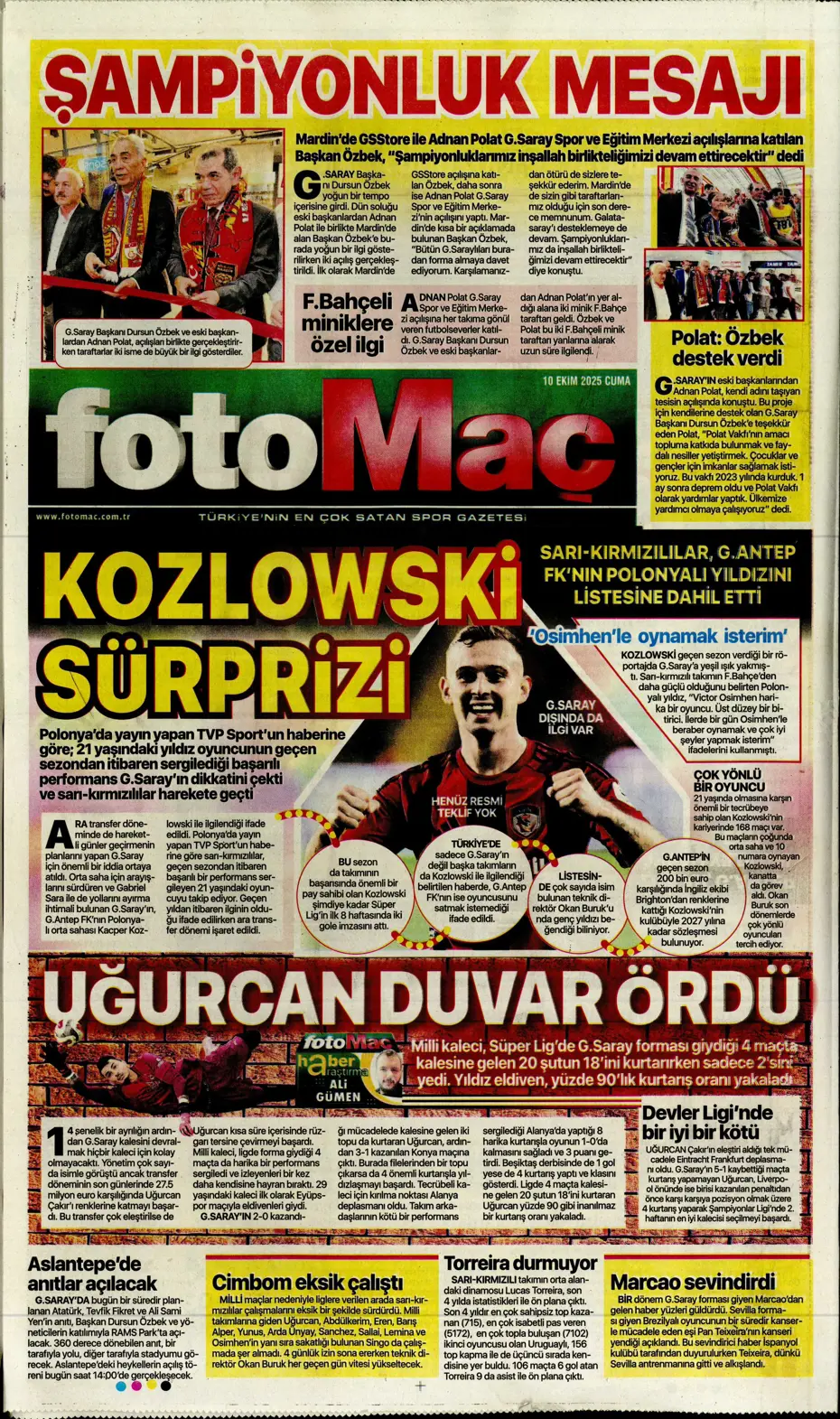 "Sadettin Saran ilk transferini milli yıldızla yapıyor" | Sporun manşetleri - 18