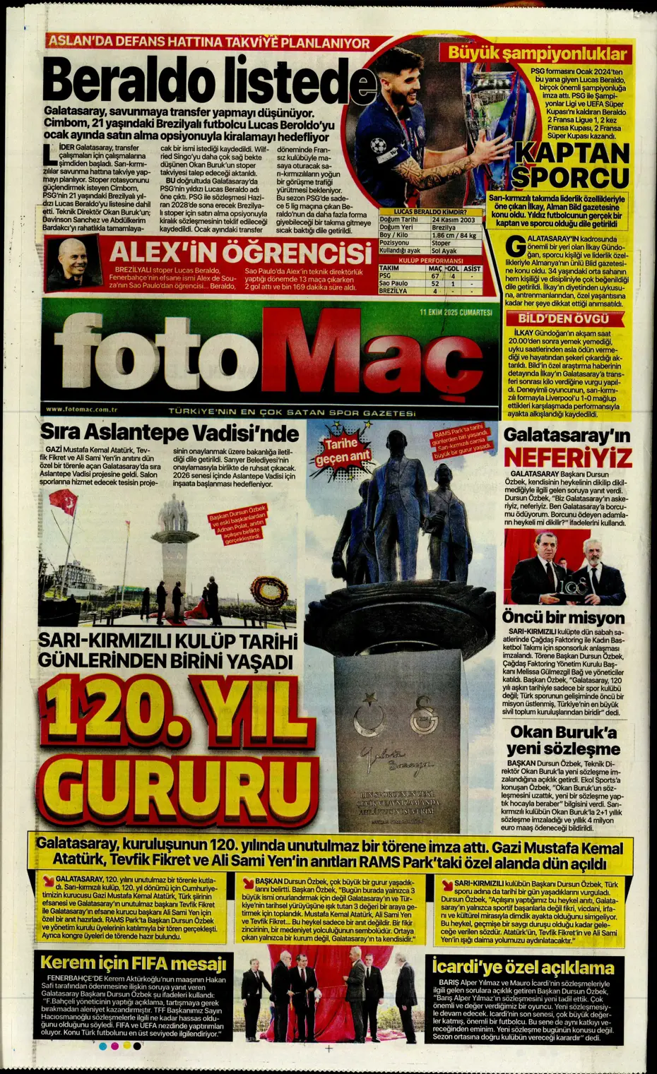 "Sergen Yalçın'ın yeni hedefi Çağlar Söyüncü" | Sporun manşetleri - 26