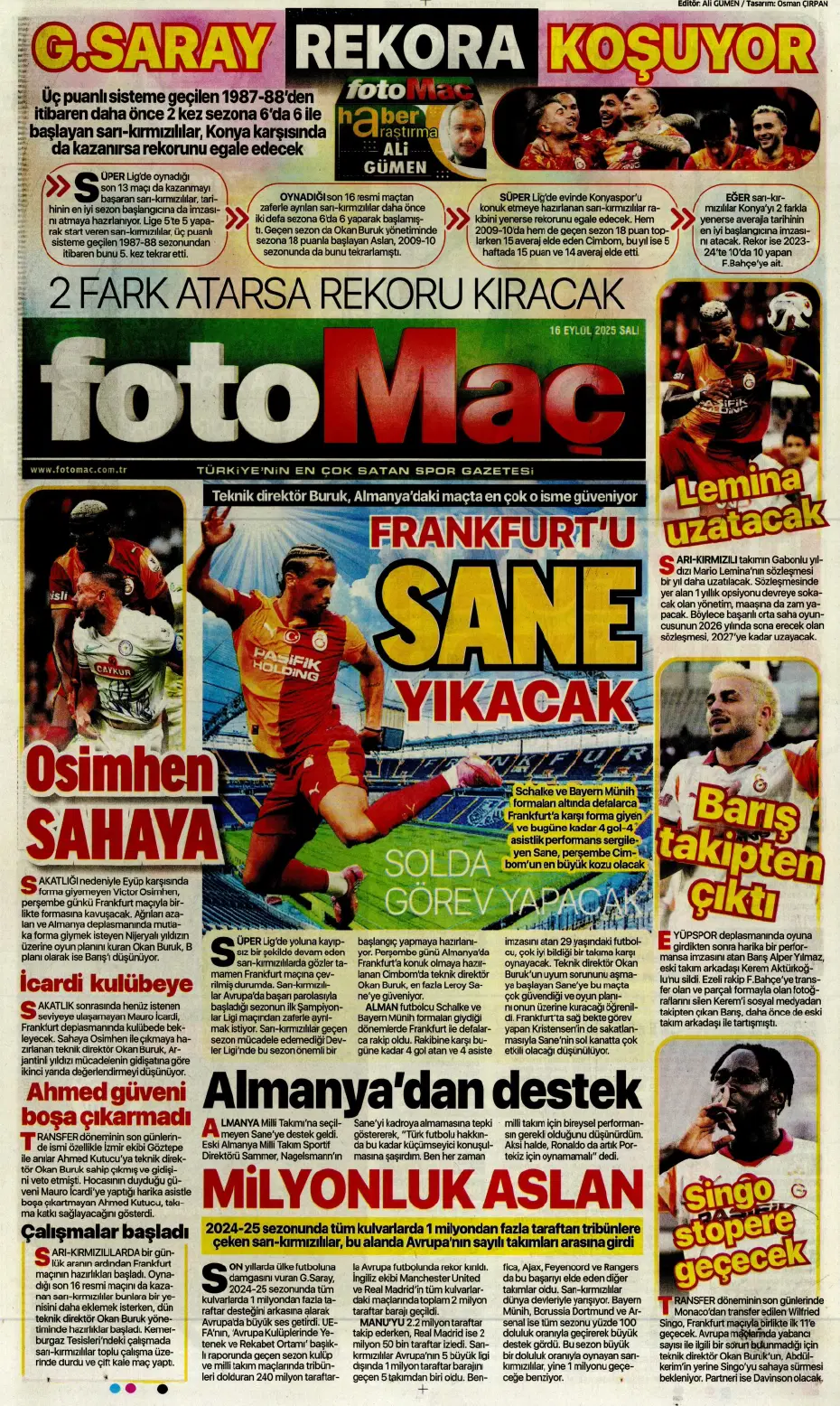"Fenerbahçe'den David Alaba bombası" | Sporun manşetleri - 13