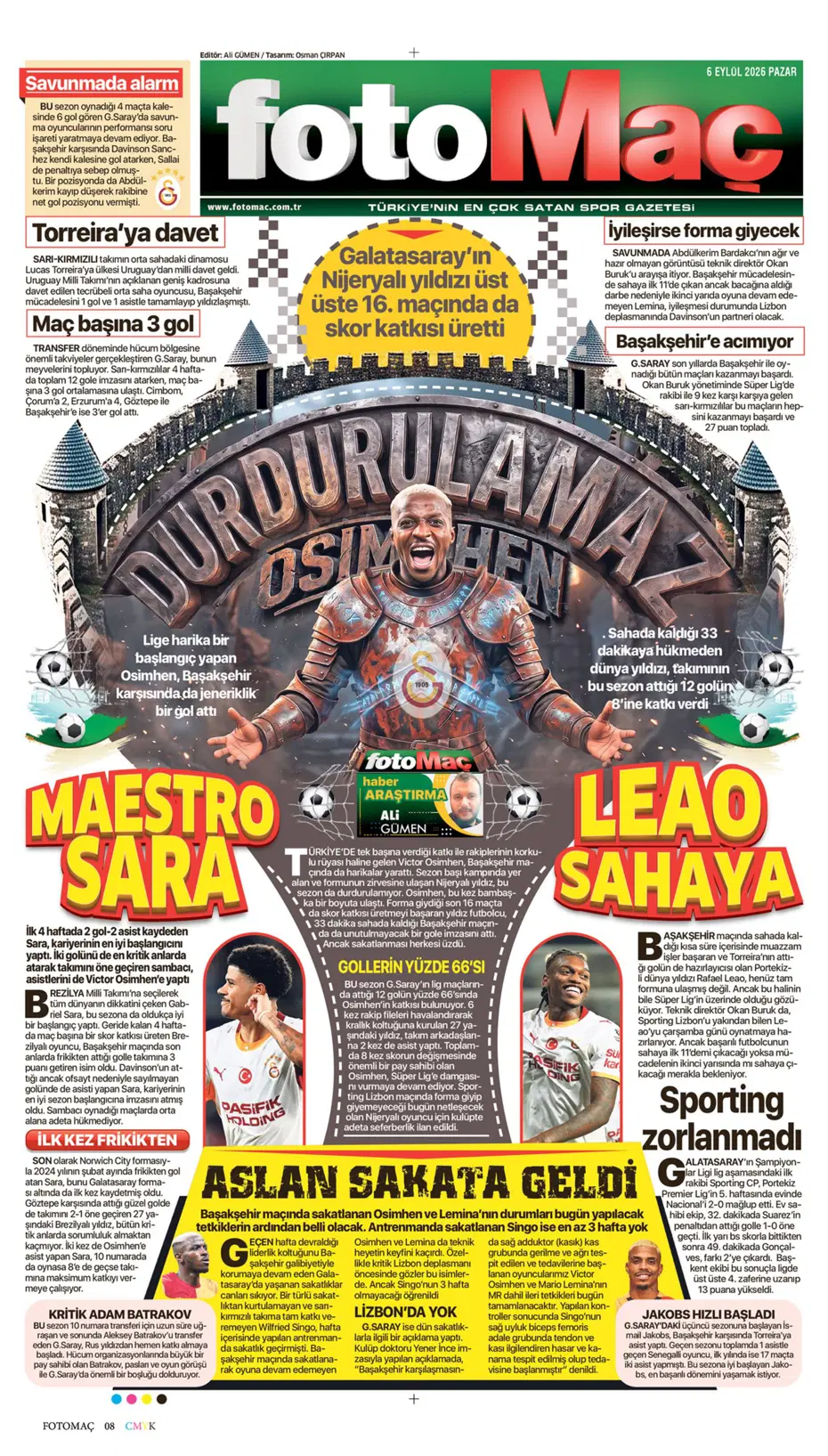 "Kadıköy'ün kralı Kartal" | Sporun manşetleri - 25 "Kadıköy'ün kralı Kartal" | Sporun manşetleri - 25