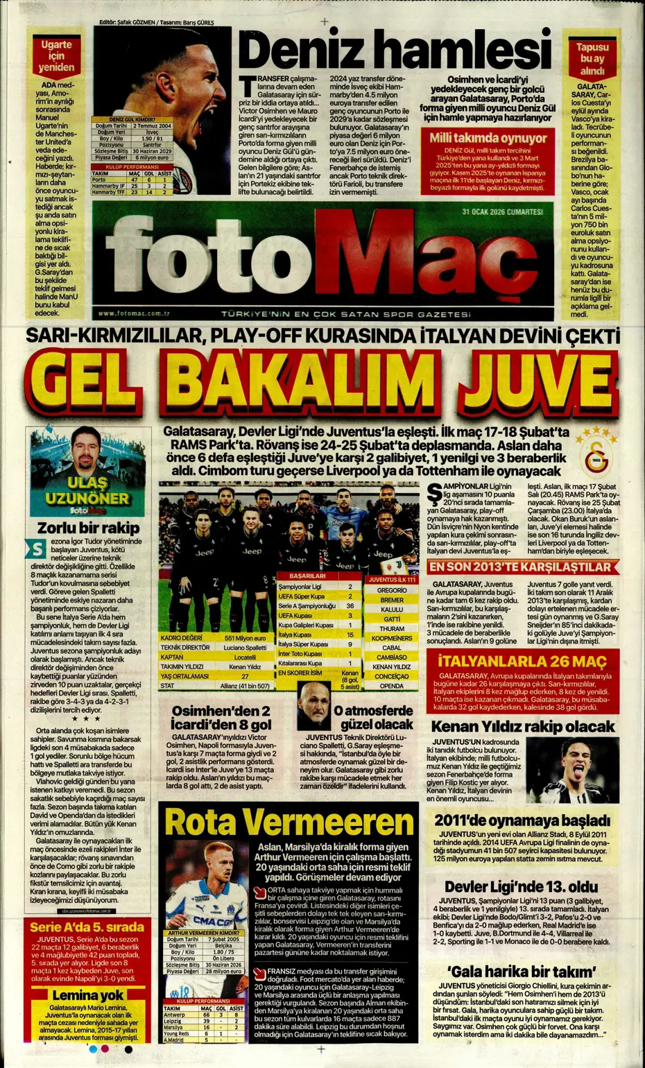 "Lookman, Fenerbahçe'de" | Sporun manşetleri - 5