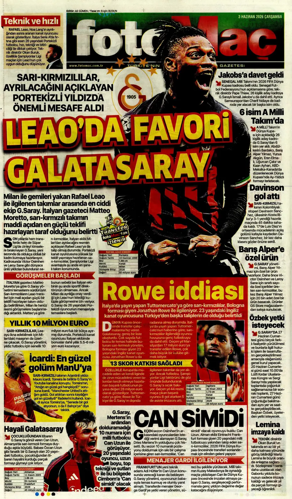 Hakan Safi'den kaleci bombası: Maldini bu ismi bizzat önerdi | Sporun manşetleri - 13