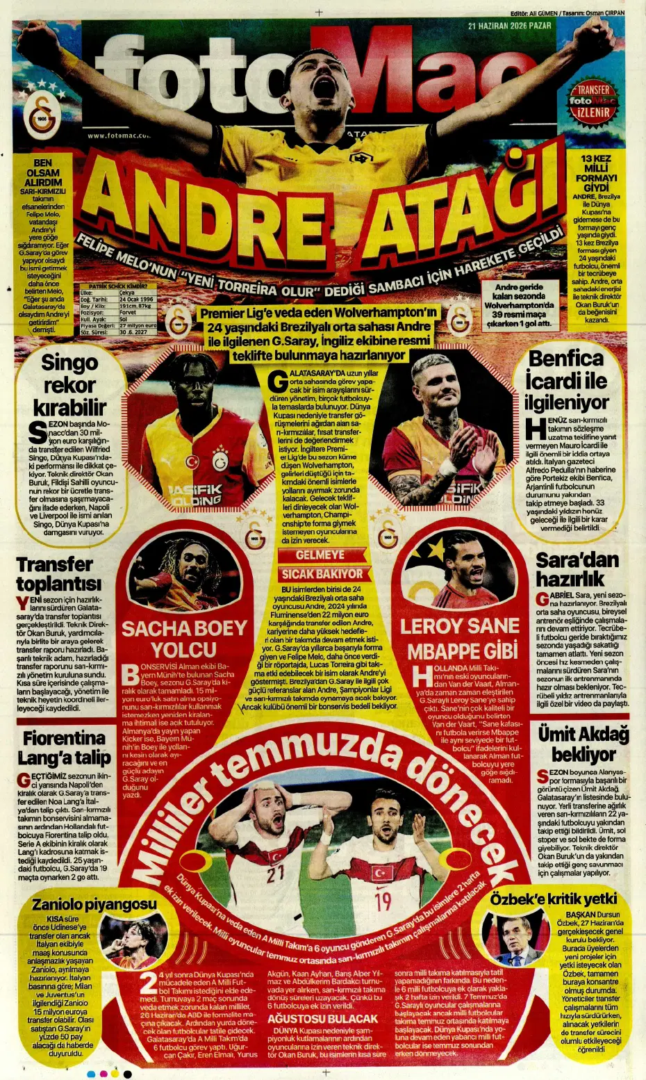 İsmail Kartal sonrası Cengiz Ünder kararı | Sporun manşetleri - 9