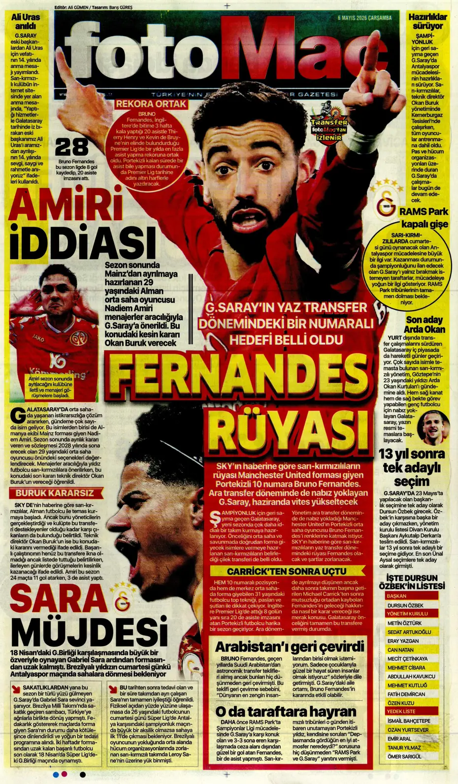 Sadettin Saran giderayak 3 yıldızı Fenerbahçe'ye kazandırıyor | Sporun manşetleri - 17 Sadettin Saran giderayak 3 yıldızı Fenerbahçe'ye kazandırıyor | Sporun manşetleri - 17