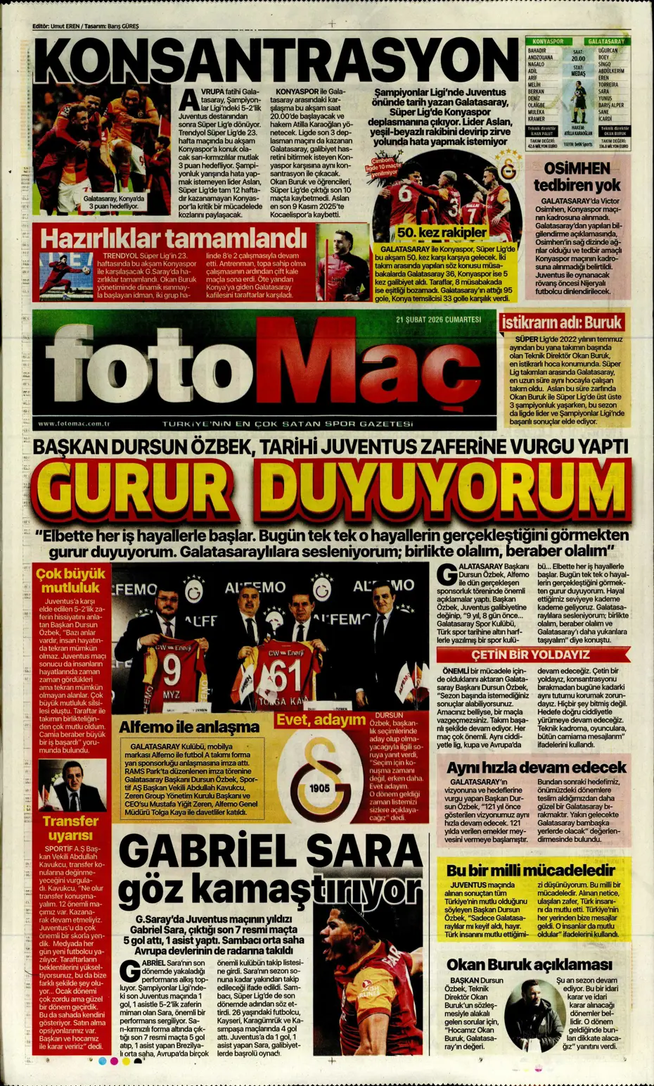 "İlk transfer Altay Bayındır" | Sporun manşetleri - 11