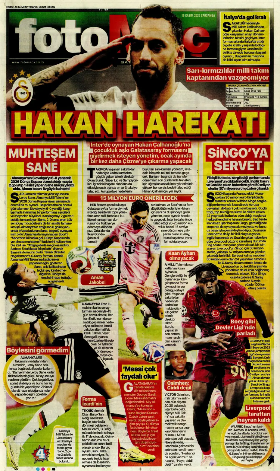 "Bizim Çocuklar Boğa'yı şişledi" | Sporun manşetleri - 18