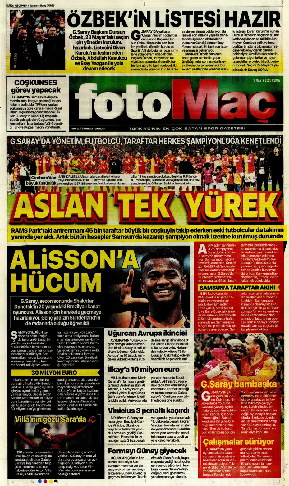 Fenerbahçe'den Salah bombası: Görüşme yapıldı | Sporun manşetleri - 15 Fenerbahçe'den Salah bombası: Görüşme yapıldı | Sporun manşetleri - 15
