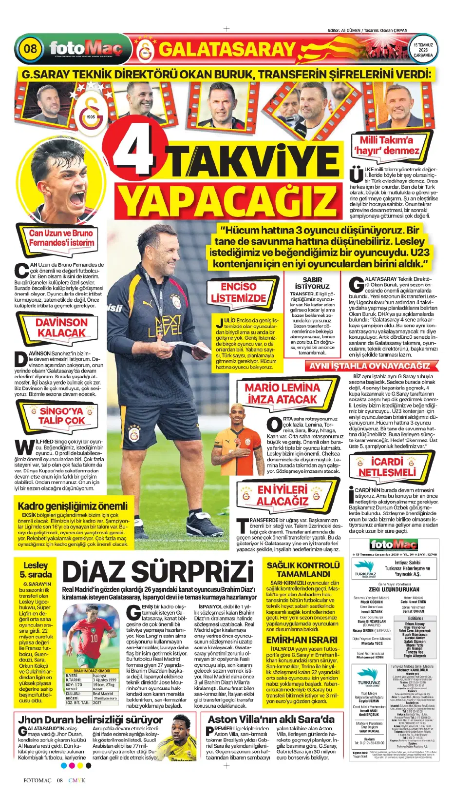 "Sıra geldi Rashford'a" | Sporun manşetleri - 11