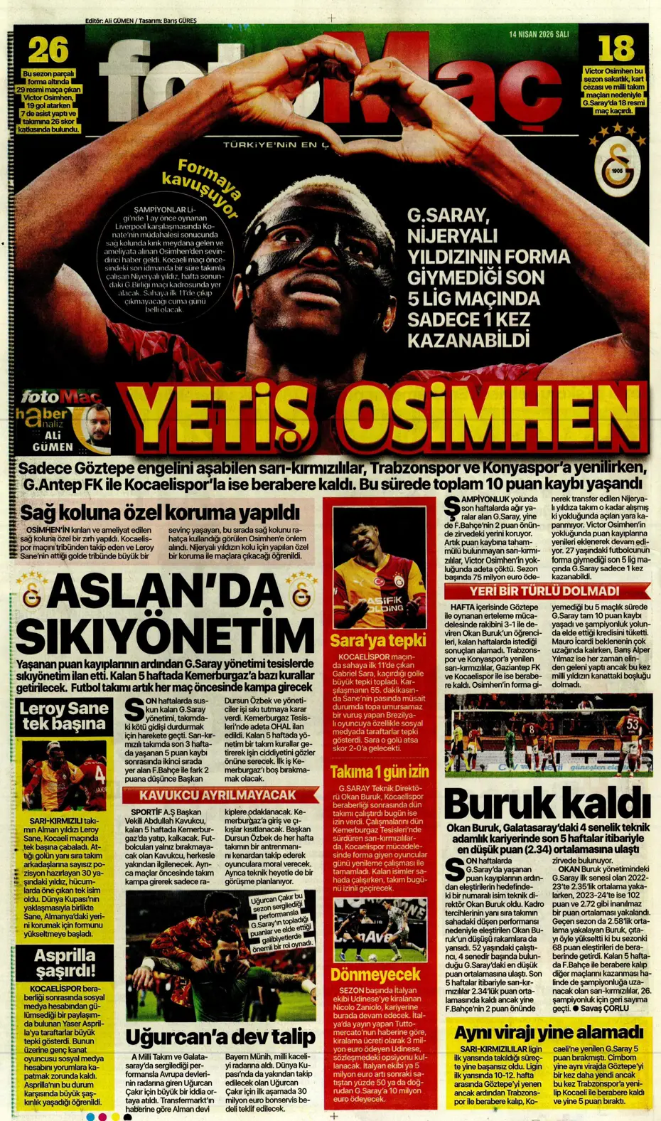 Tedesco takımdan ayrılmasına izin verdi, Fenerbahçe'ye veda ediyor | Sporun manşetleri - 20