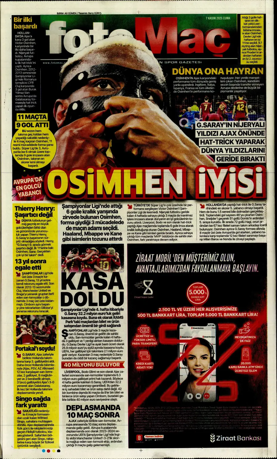 "Hakem Fenerbahçe'nin 2 puanını çaldı" | Sporun manşetleri - 21