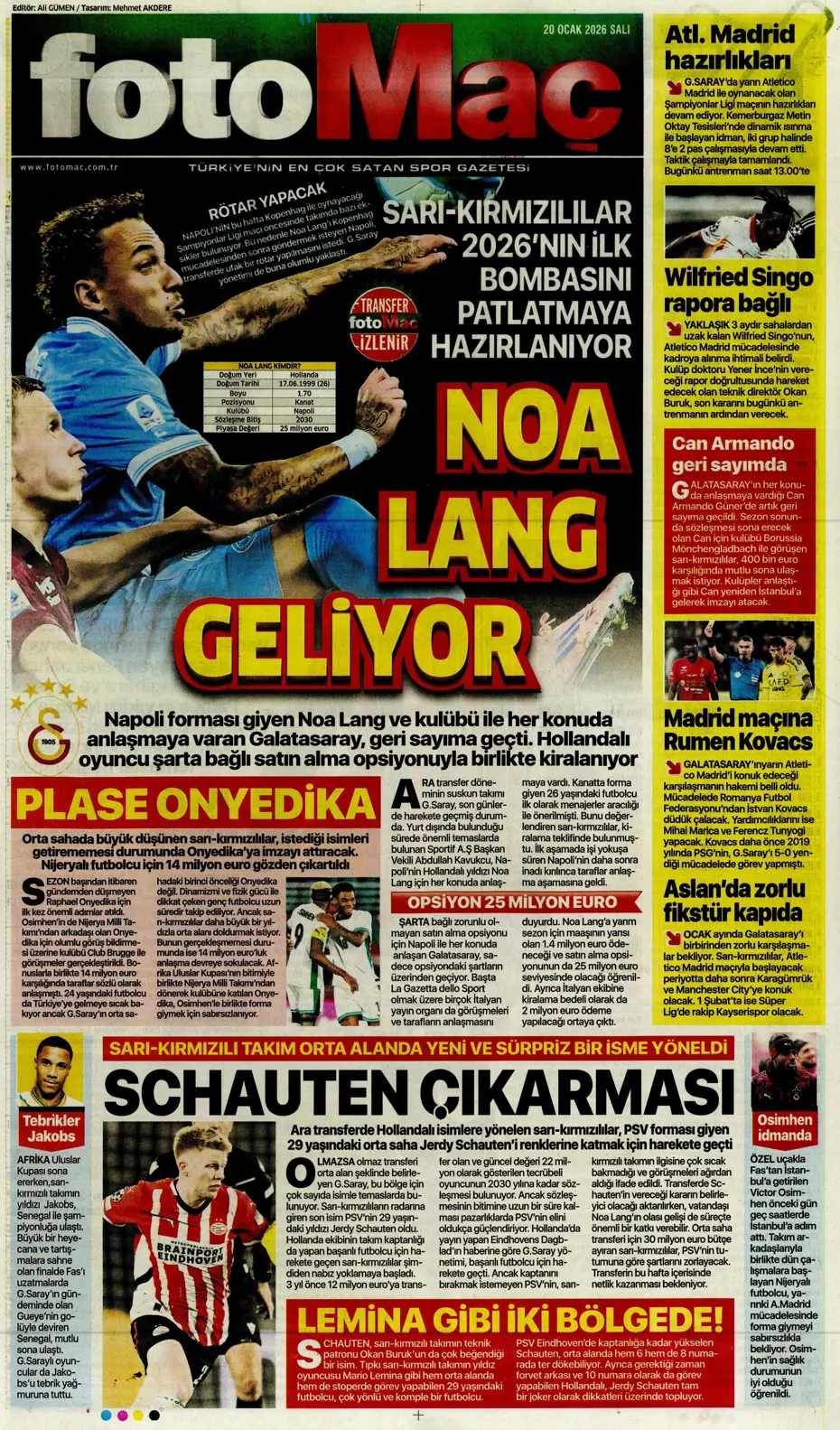 "Fenerbahçe'de 10 milyon euroya 2 senelik imza" | Sporun manşetleri  - 18