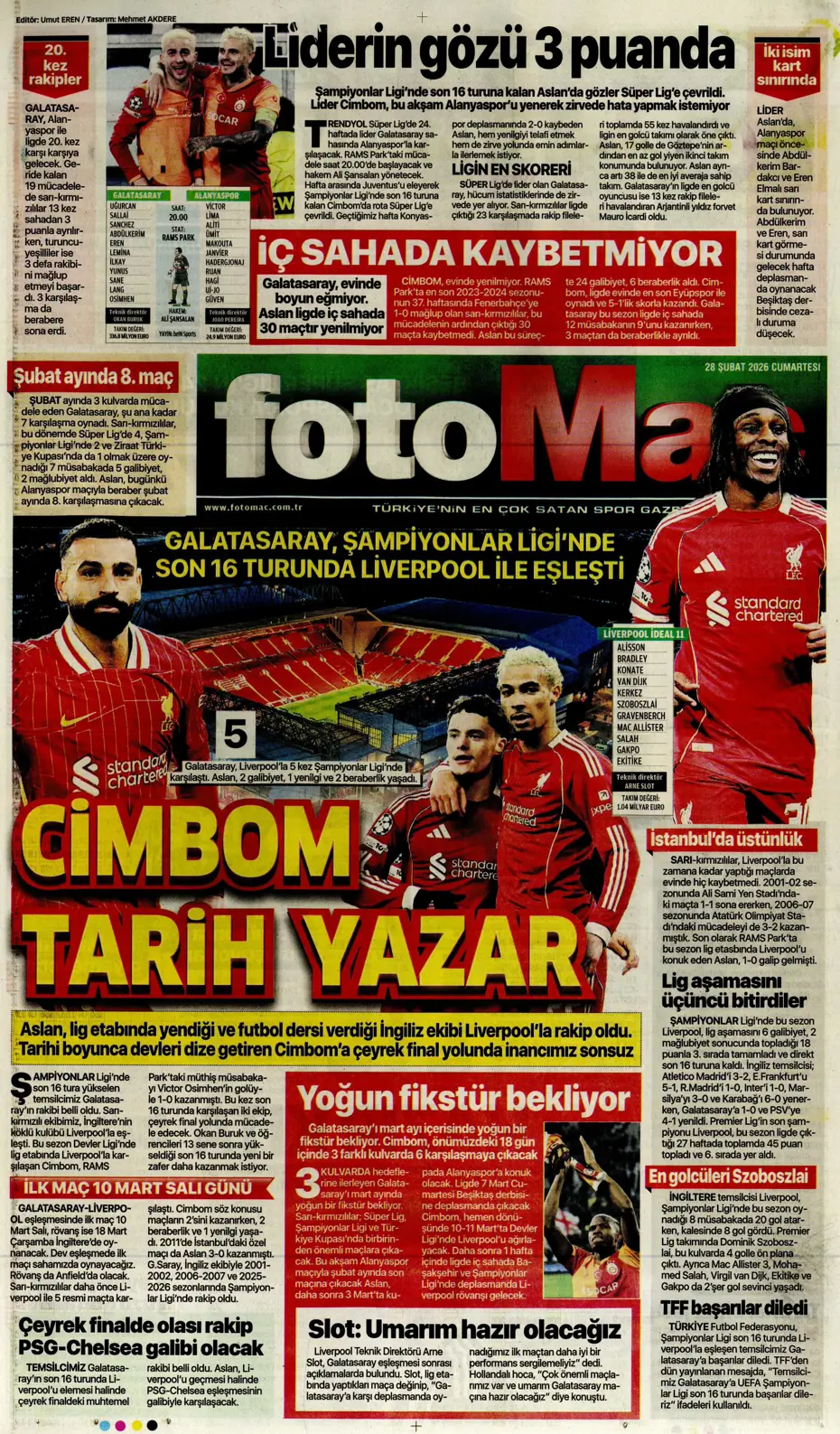 "İsmail Yüksek'e İngiliz takibi" | Sporun manşetleri - 25