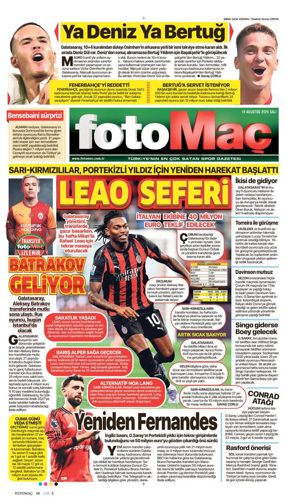 Cerny'nin yerine 40 milyonluk dünya starı Beşiktaş'a | Sporun manşetleri - 24